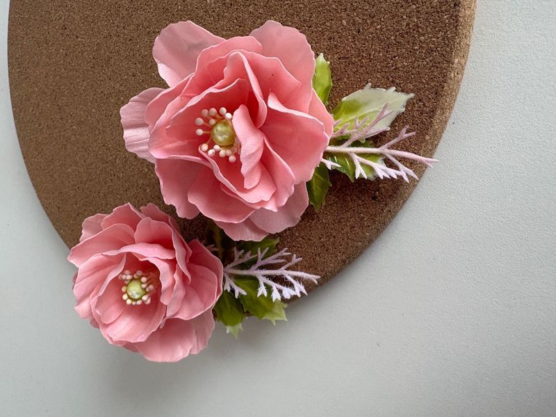 Заколки персиковий цвіт сакури UA-0187 фото